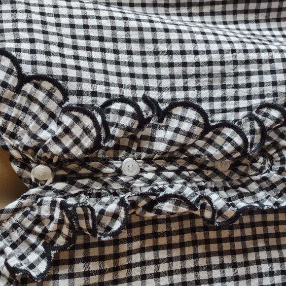 Max Studio gingham top - Picture 3 of 9